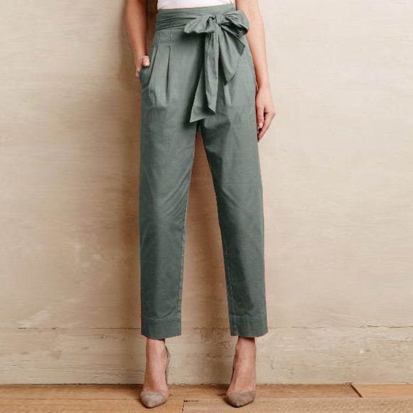 Cartonnier paper bag high rise trouser - size 6 - Picture 1 of 7